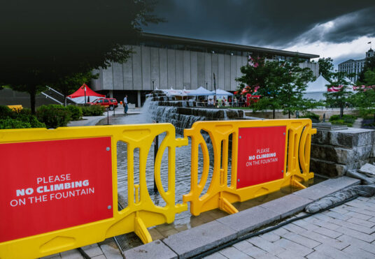 Barricade rental provided for the 2019 Utah Arts Fest