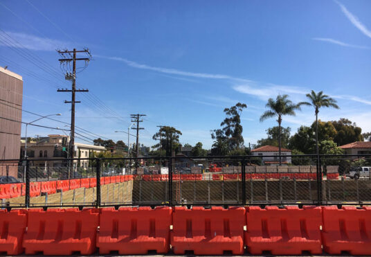 OTW42x72 LCD with fence panel construction in San Diego 2 JPG scaled