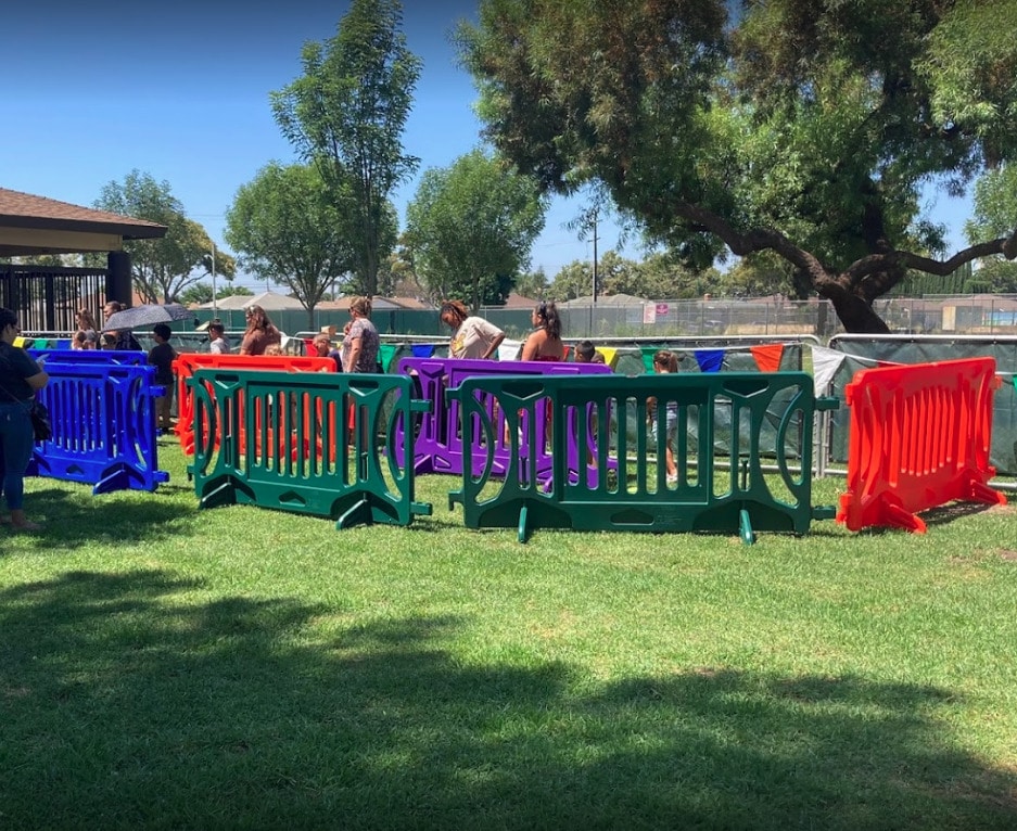 City of Bellflower Parks and Recreation using OTW Crowd Barricades