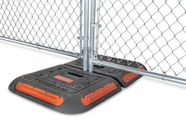 Vehicle and Pedestrian Gate Adapter With Weighted Feet