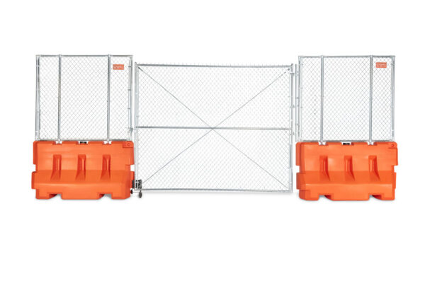 vehicle gate OTW42 fence panels orange