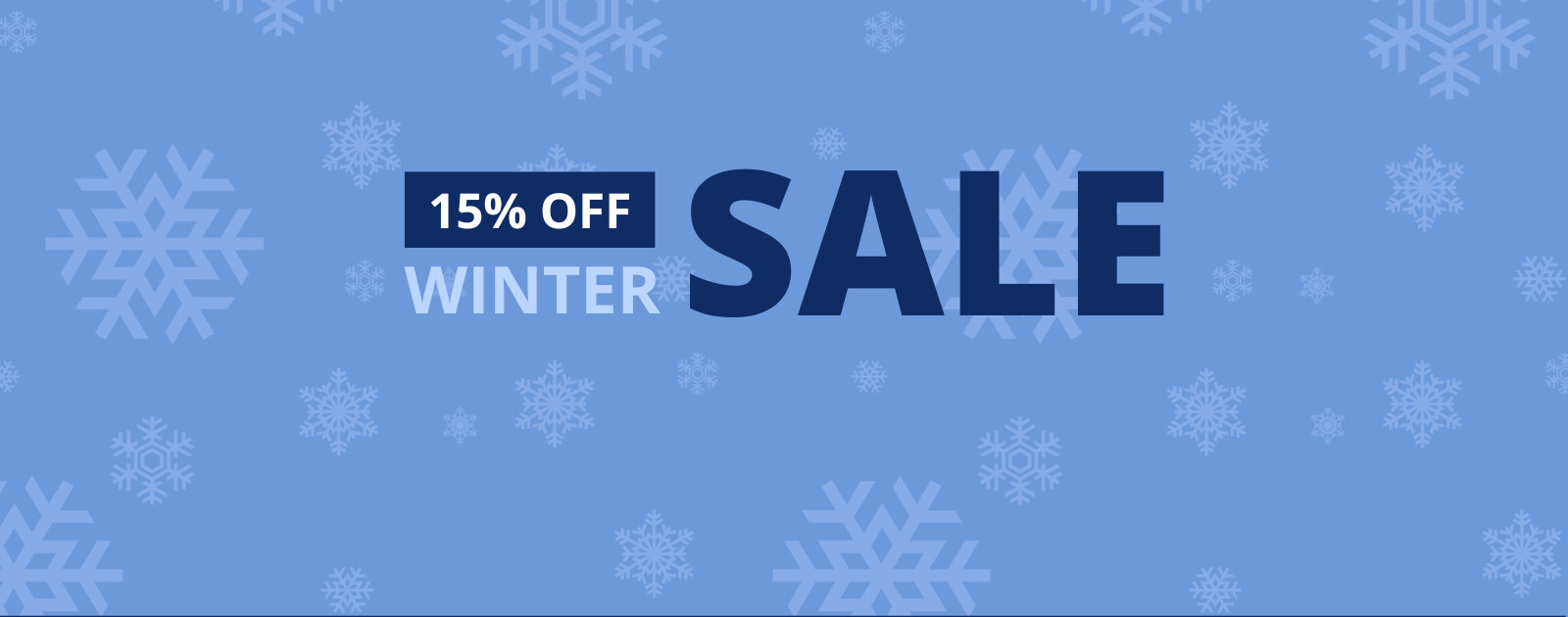 15% Off Winter Sale