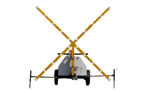 Lighted X Runway Closure Marker