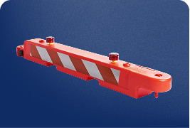 10” Low-profile Airport Barricade